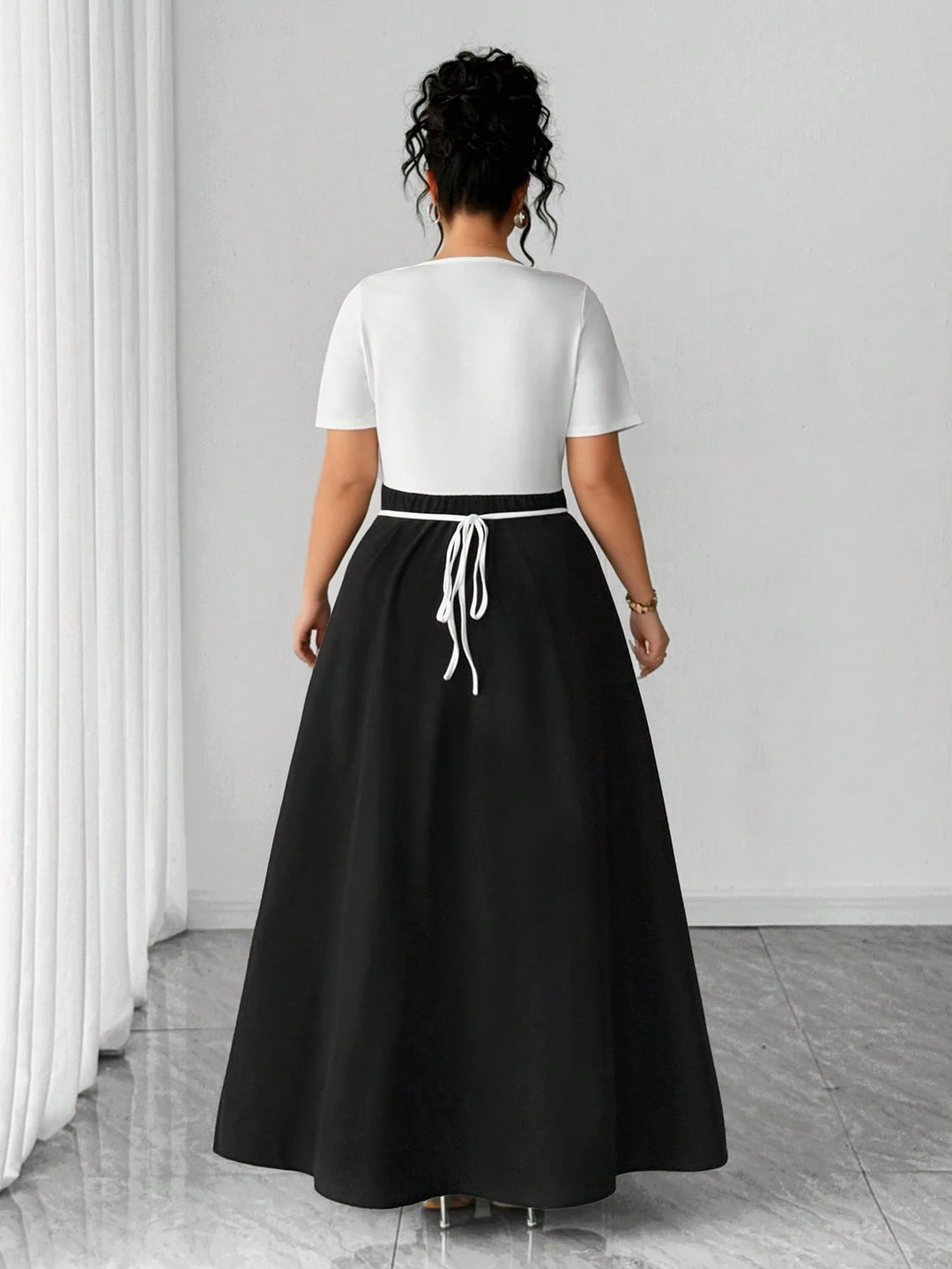 Rochie maxi SHEIN, mix culori