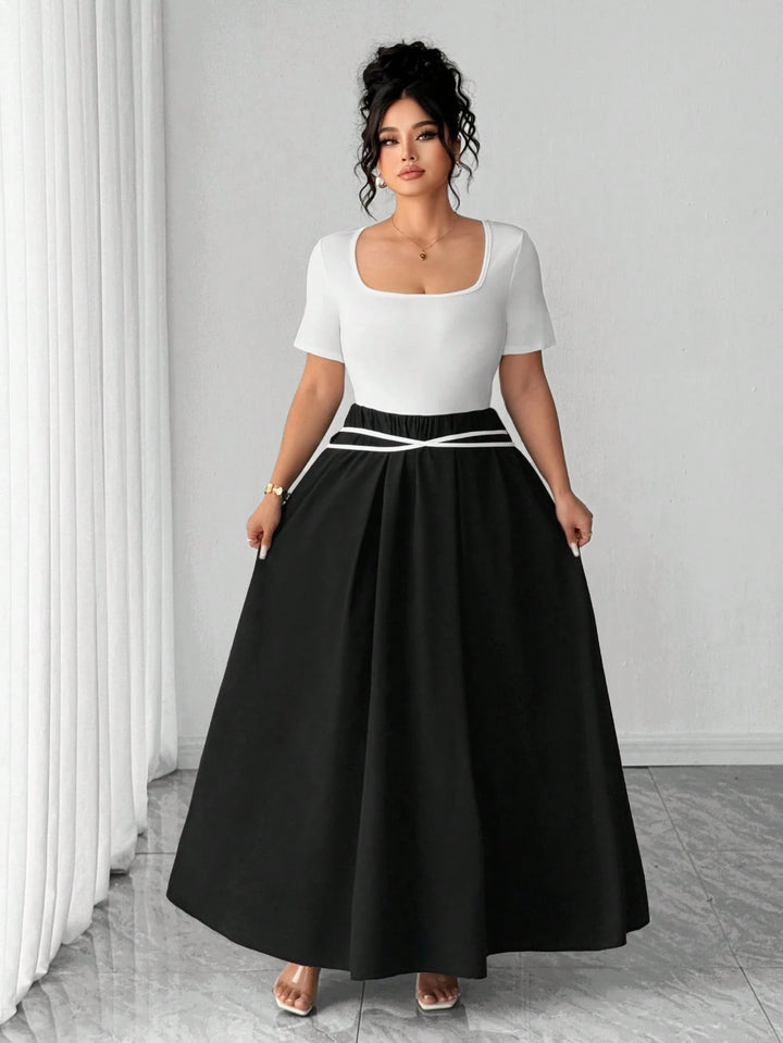 Rochie maxi SHEIN, mix culori