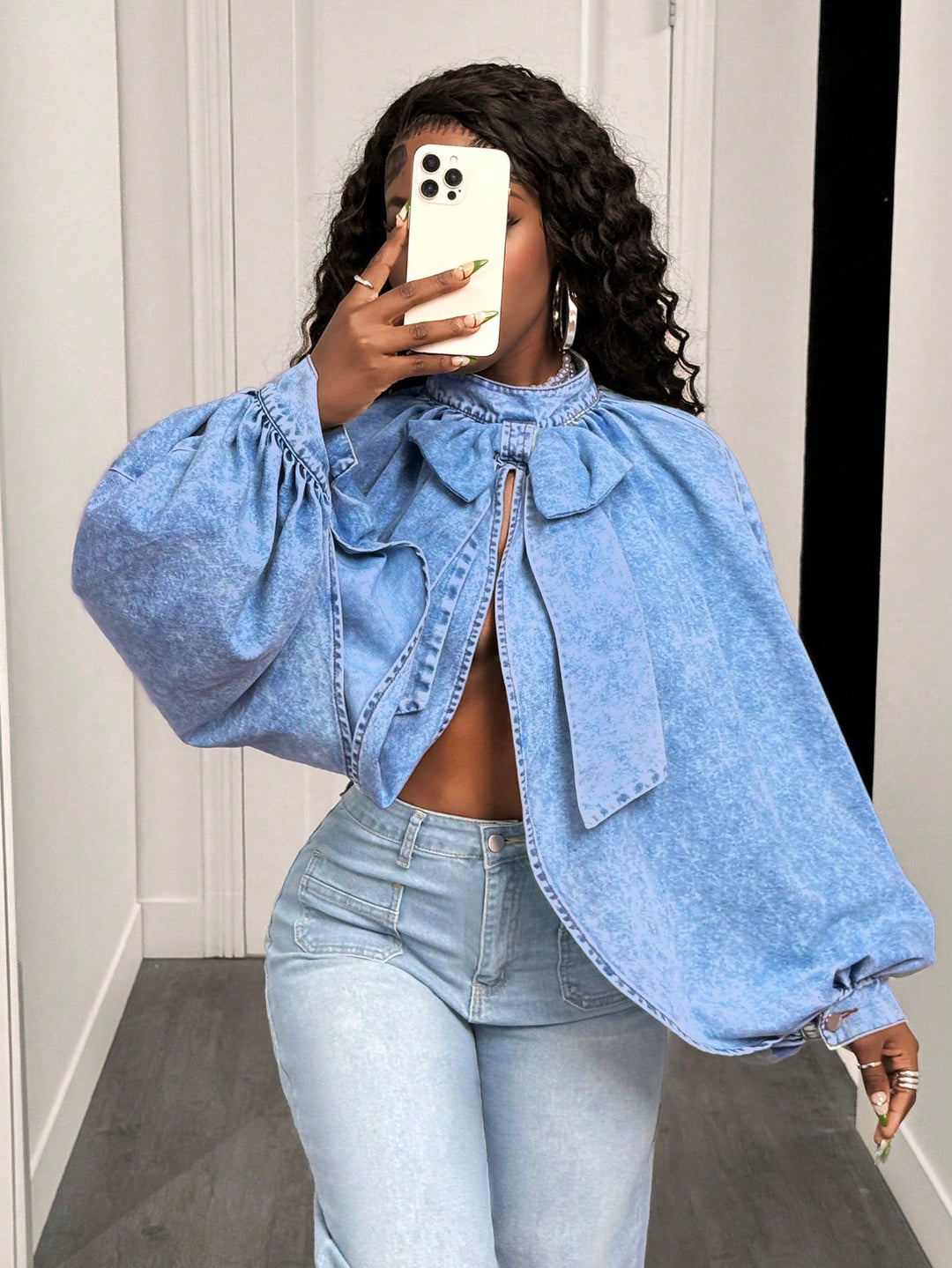 Top SHEIN, albastru