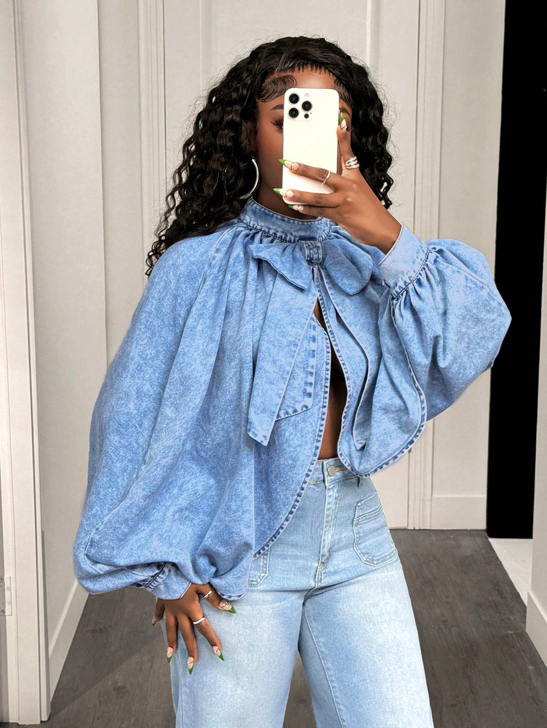 Top SHEIN, albastru