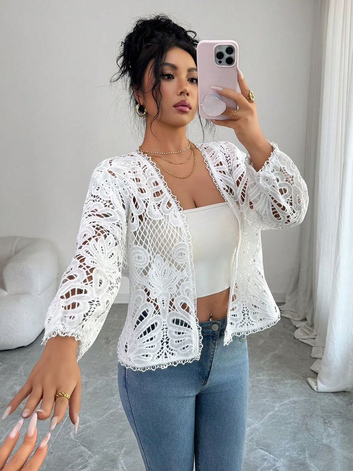 SHEIN Jacket, White