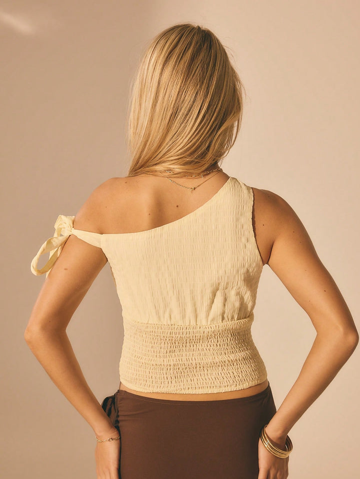 Top SHEIN, galben