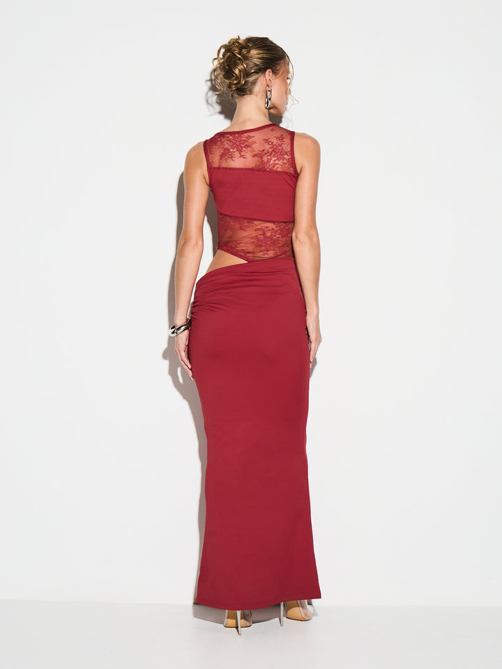 Rochie maxi SHEIN, roșu
