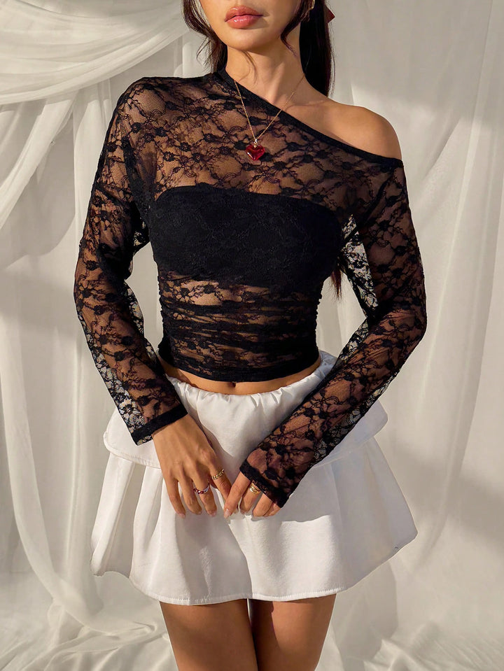 SHEIN blúz, fekete