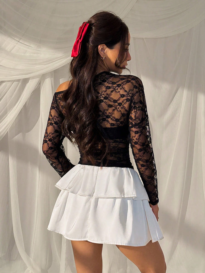 SHEIN blúz, fekete