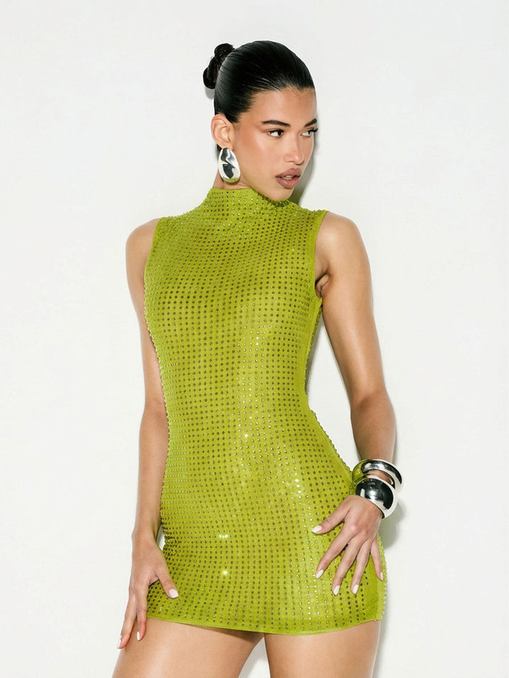 Rochie mini SHEIN, verde