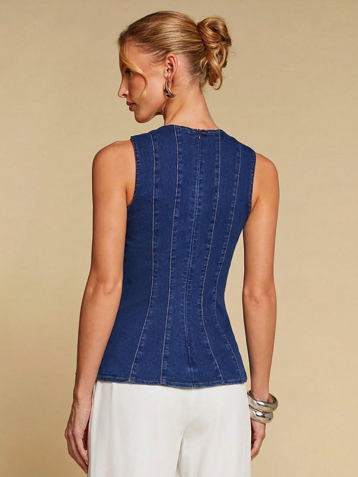 Top SHEIN, albastru