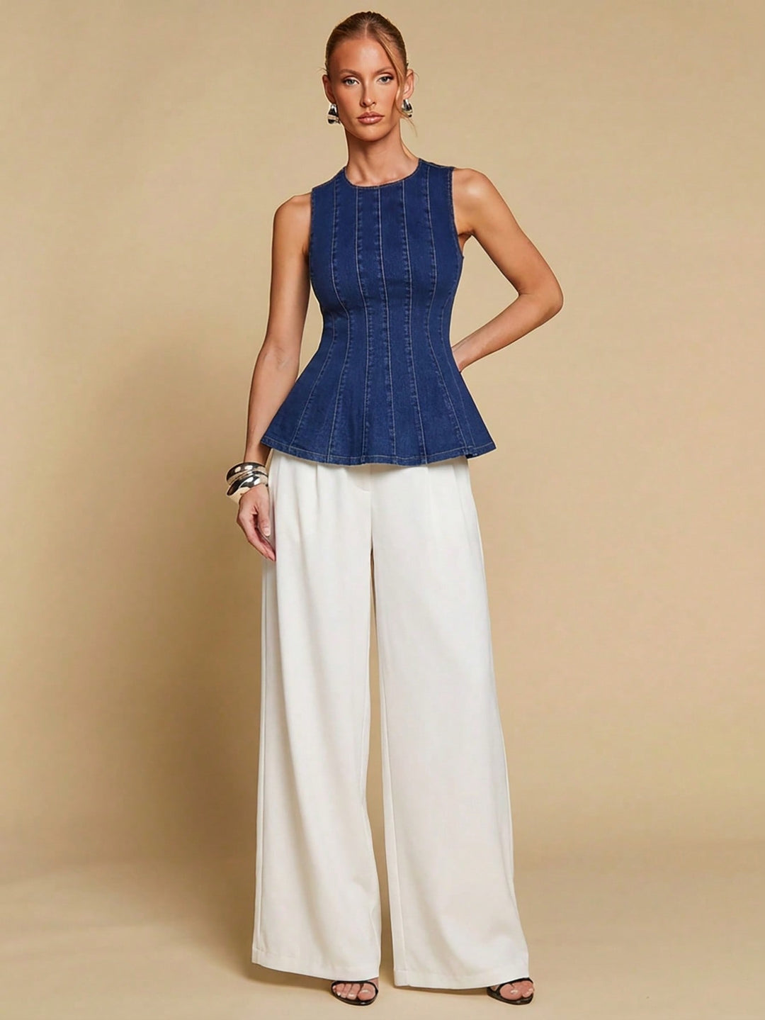 Top SHEIN, albastru