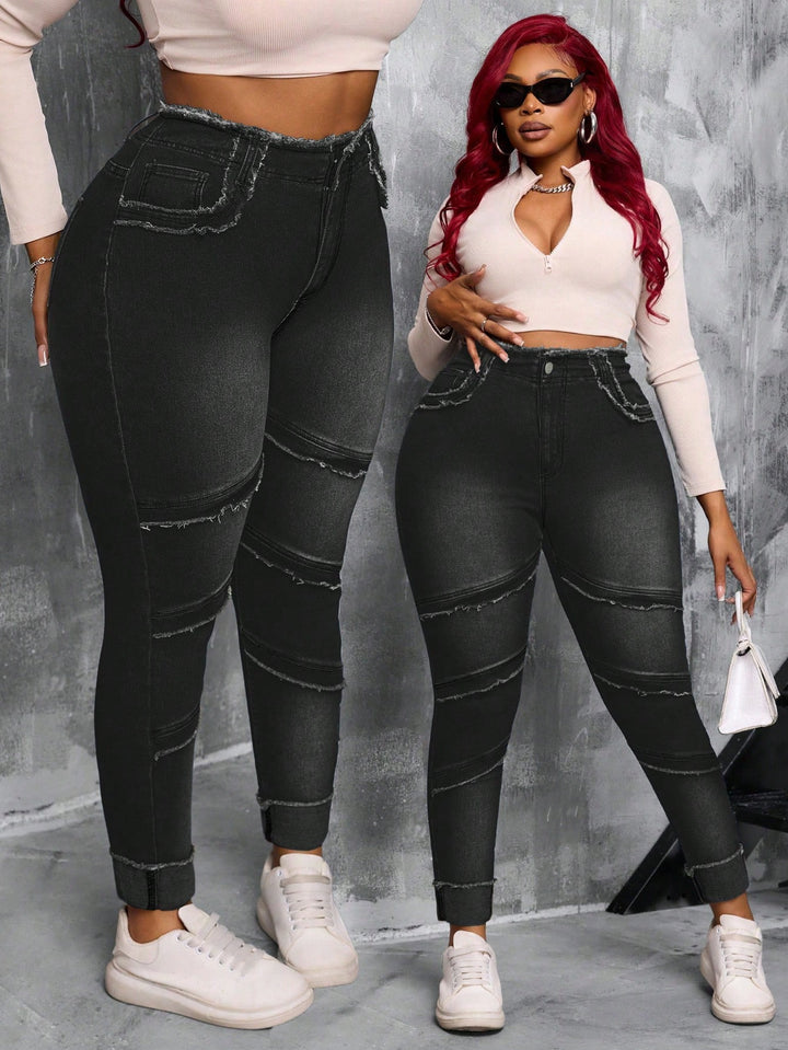 Jeans SHEIN, negru