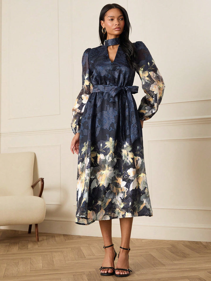 Rochie maxi SHEIN, mix culori