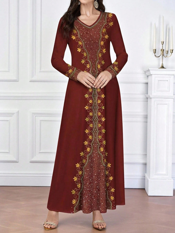 Rochie maxi SHEIN, mix culori