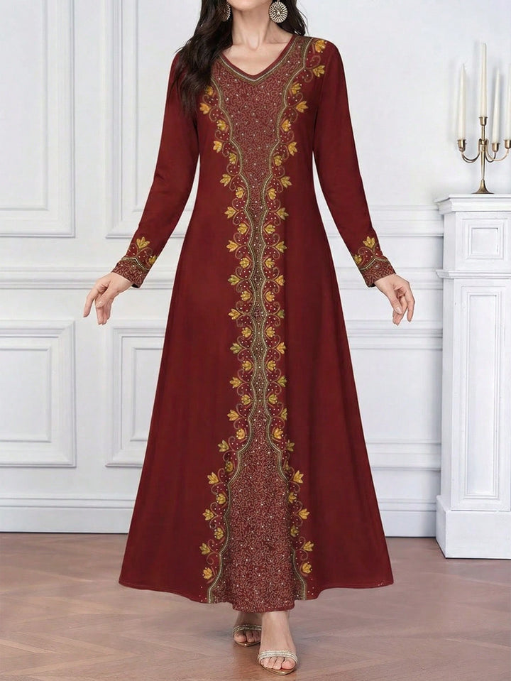 Rochie maxi SHEIN, mix culori