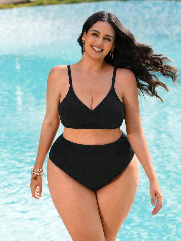 Set bikini de baie SHEIN, negru
