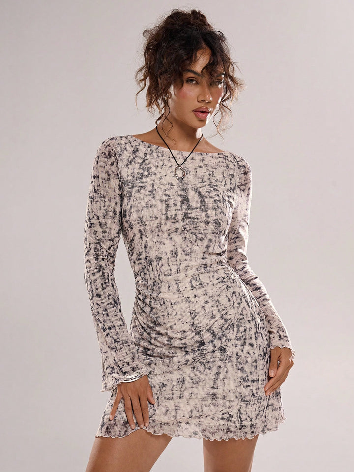 Rochie mini SHEIN, portocaliu