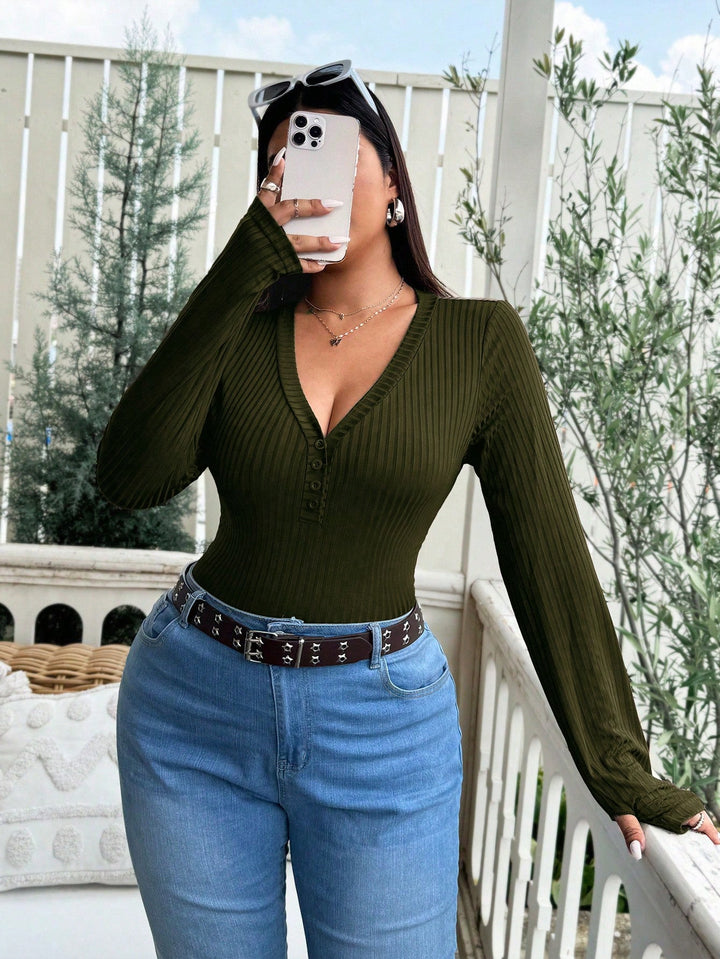 Body SHEIN, khaki