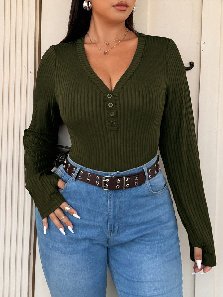 Body SHEIN, khaki