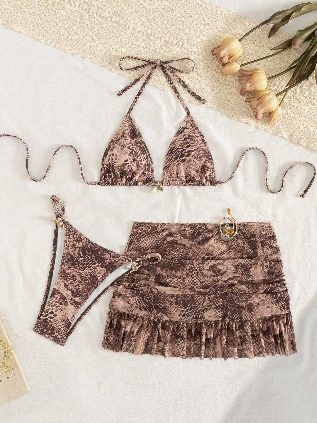 Set bikini SHEIN, mix culori
