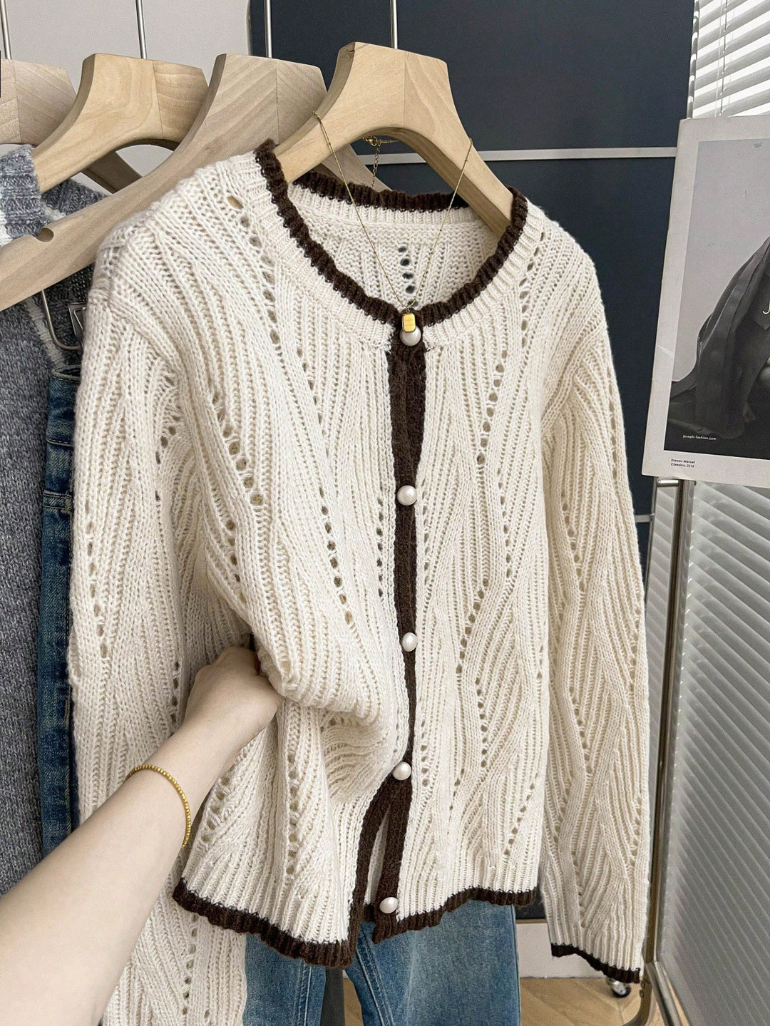 Cardigan SHEIN, bej