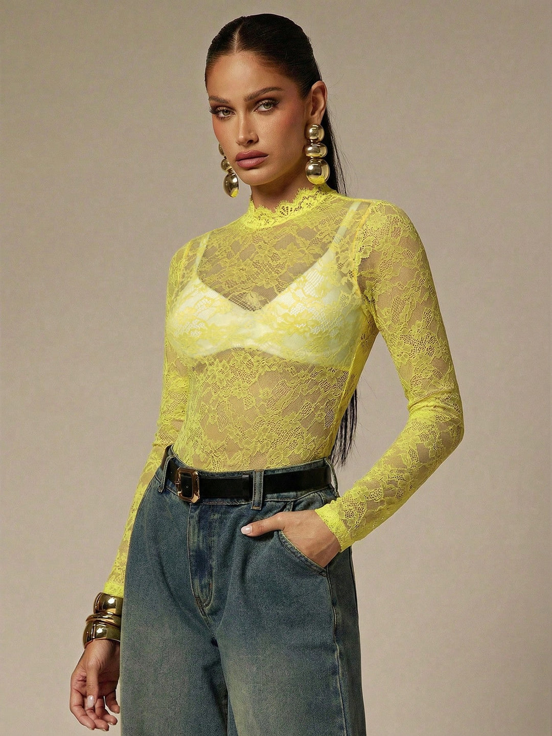 Body SHEIN, galben