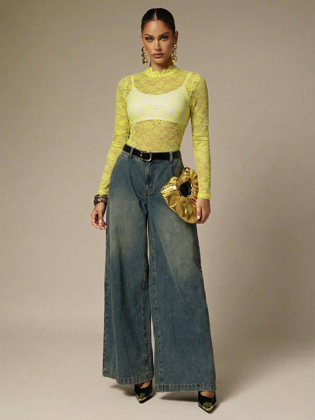 Body SHEIN, galben