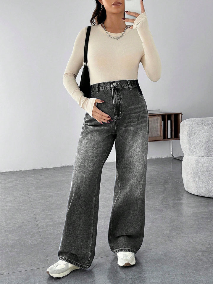 Jeans SHEIN, gri