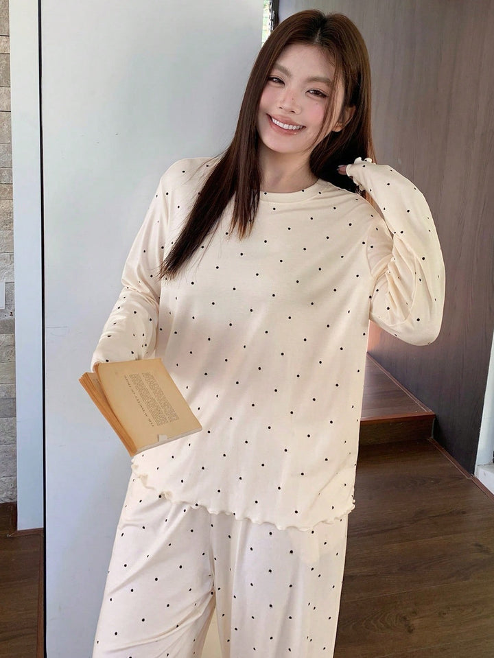 Set pijamale SHEIN, alb