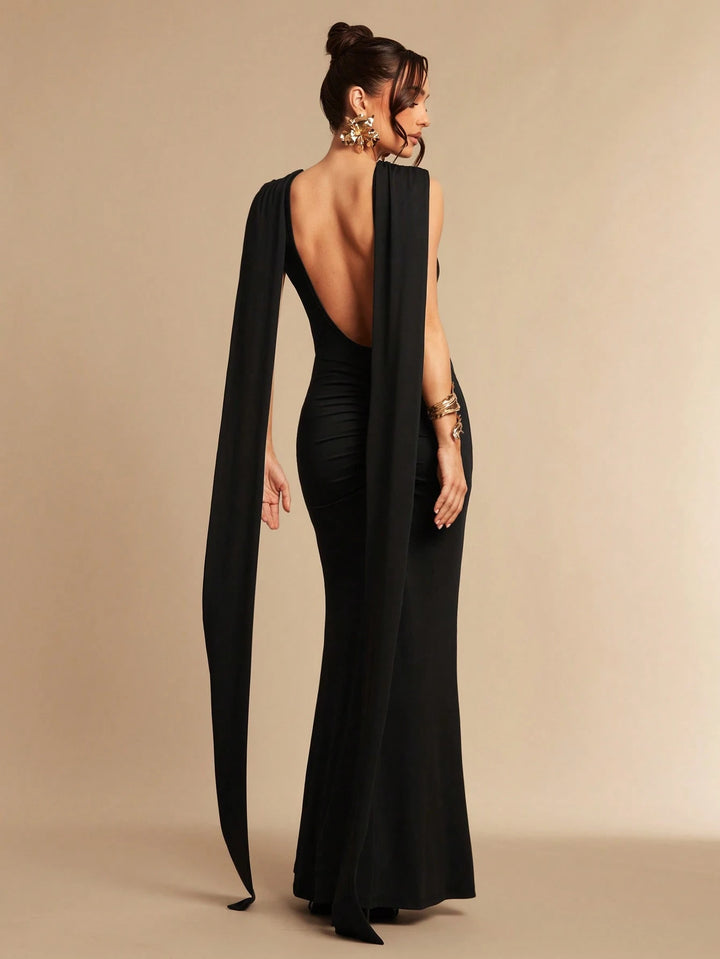 Rochie maxi SHEIN, negru