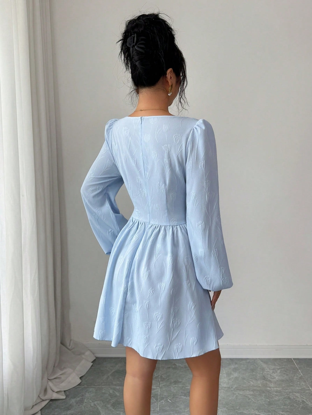 Rochie scurtă SHEIN, albastru