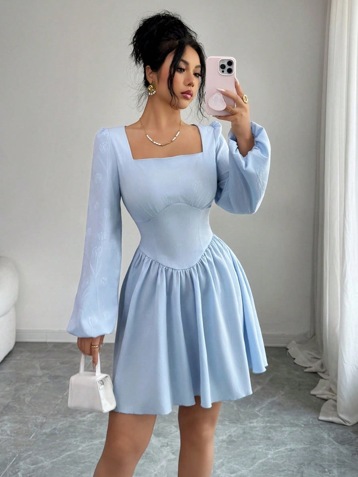 Rochie scurtă SHEIN, albastru