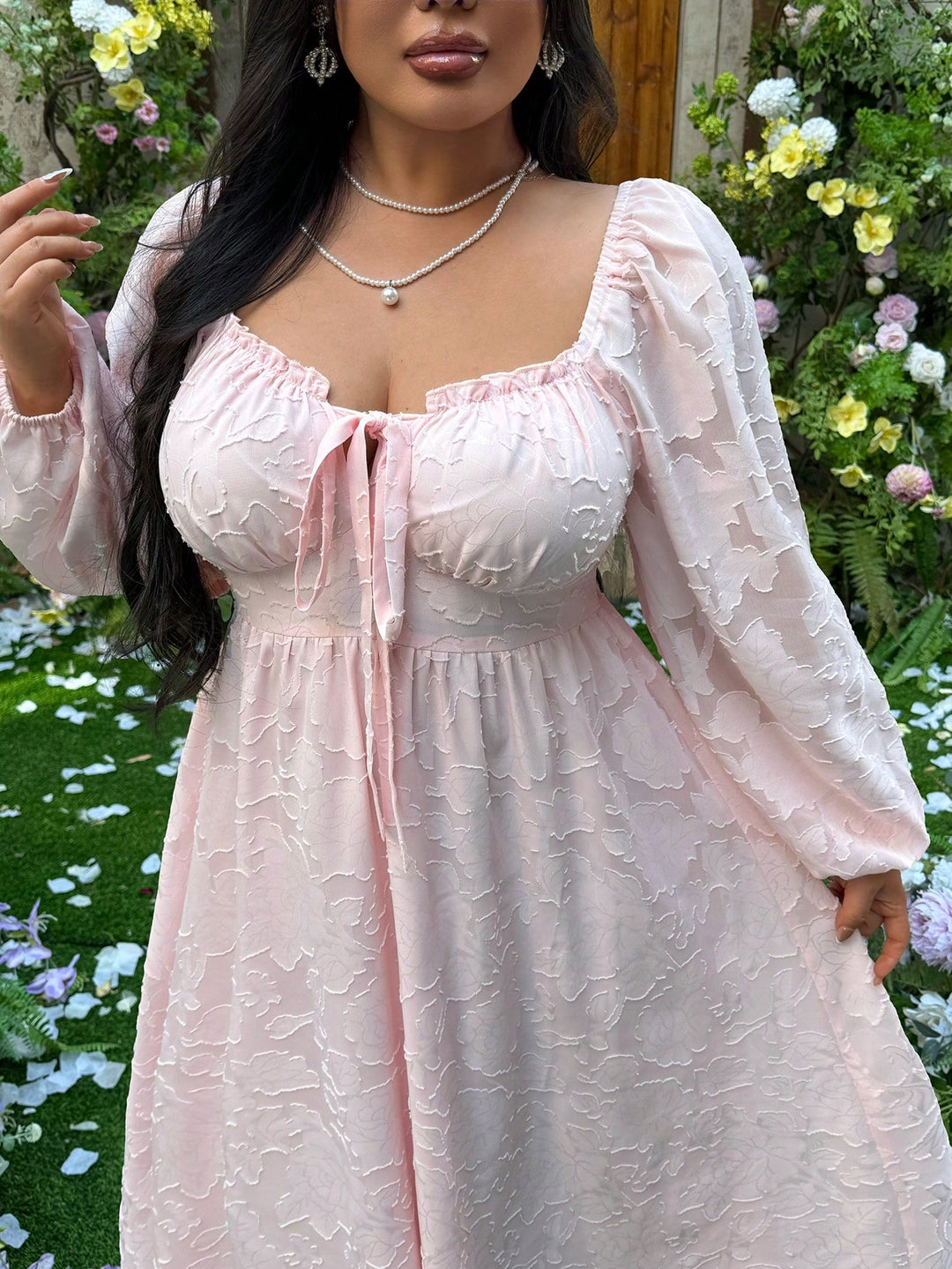 Rochie maxi SHEIN, roz