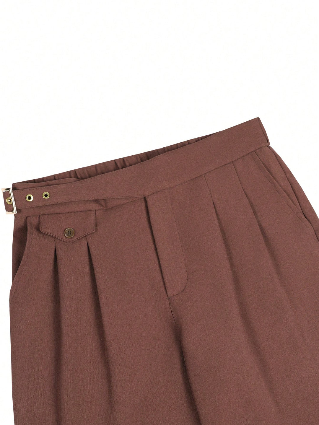 Pantaloni SHEIN, maro