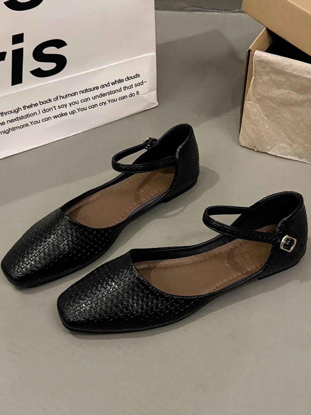 Balerini SHEIN, negru