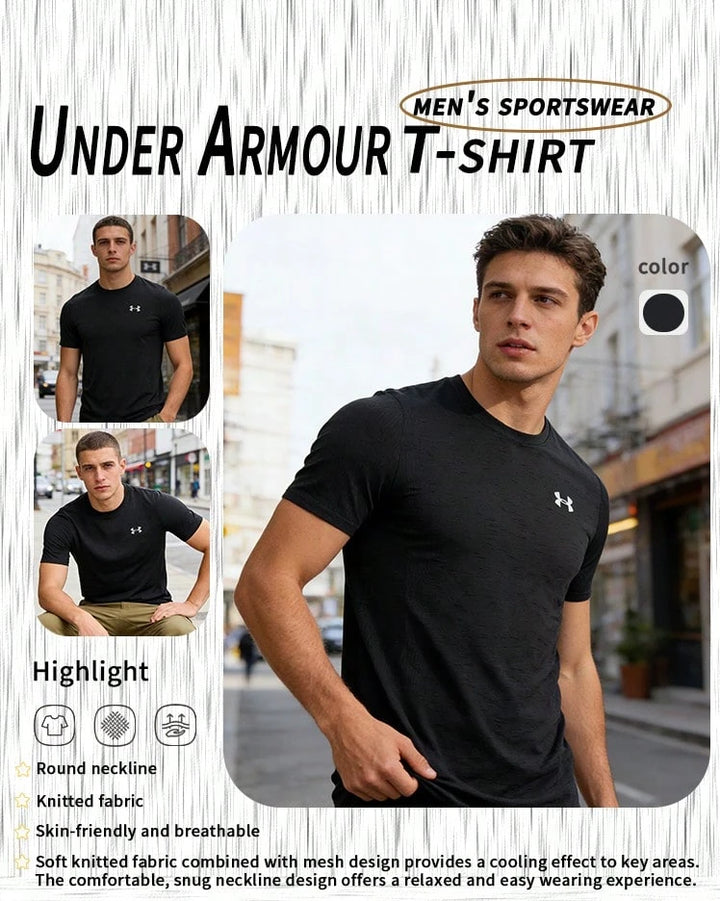 Tricou UNDER ARMOUR, bleumarin