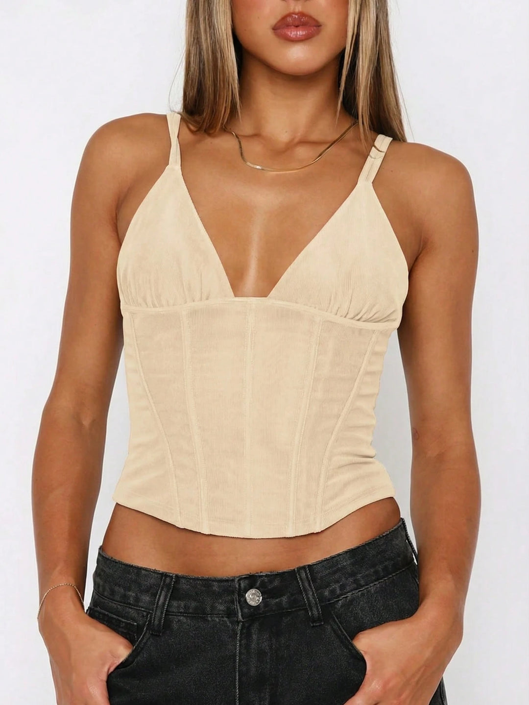 Top SHEIN, crem
