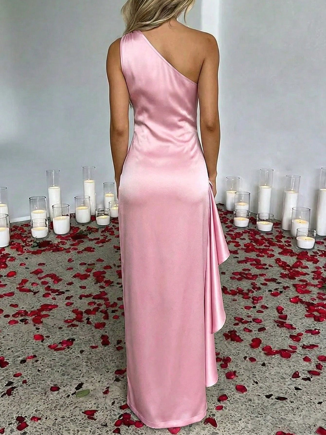 Rochie maxi SHEIN, roz