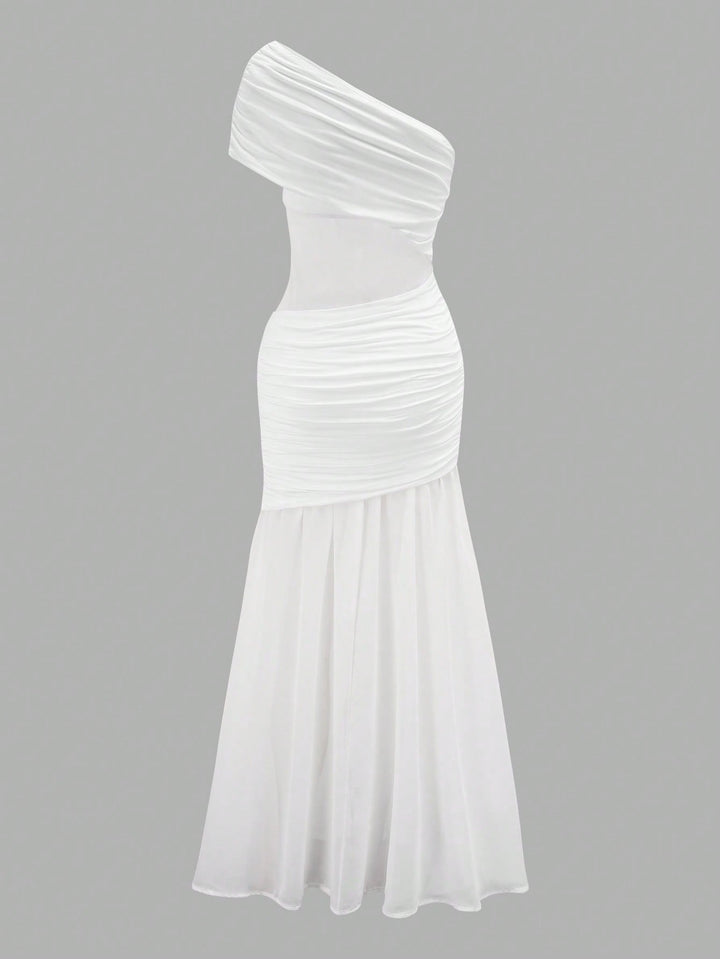 SHEIN maxi ruha, fehér