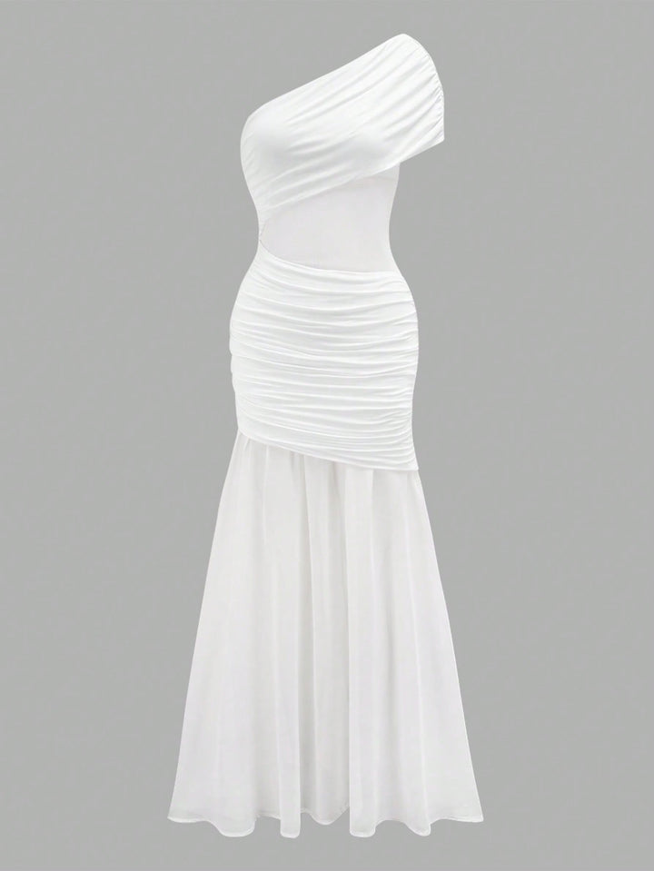 SHEIN maxi ruha, fehér