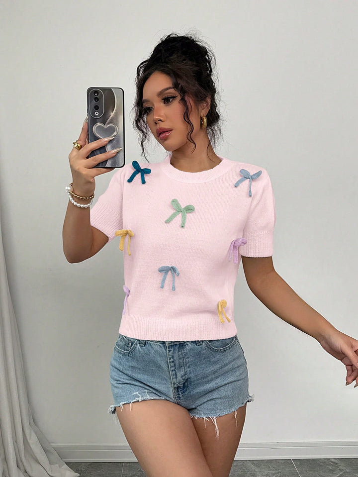 Pulover tricotat SHEIN, roz