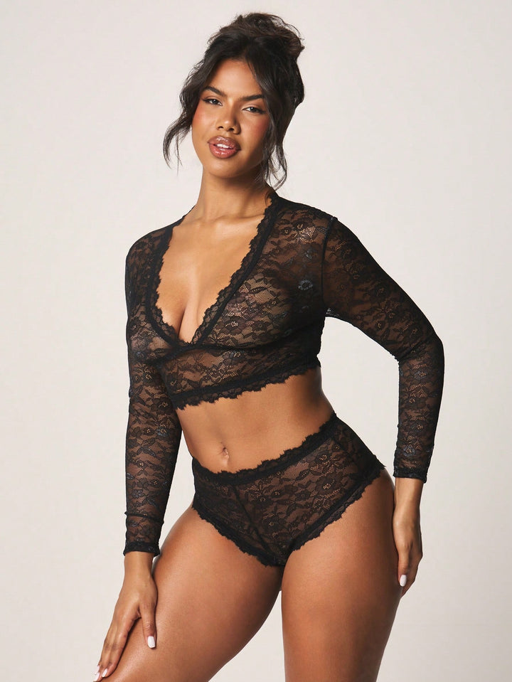 Set lenjerie intimă SHEIN, negru