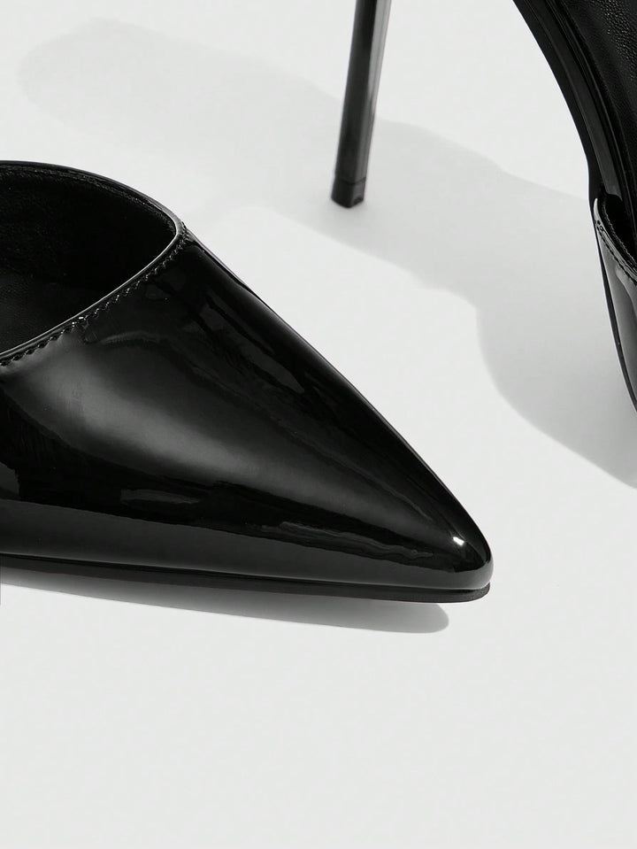 Pantofi cu toc SHEIN, negru