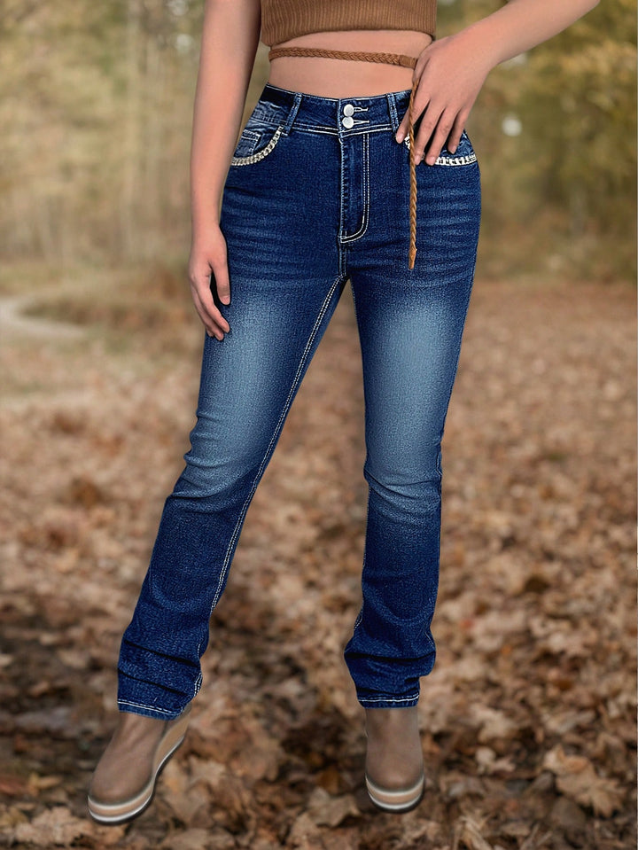 Jeans SHEIN, albastru