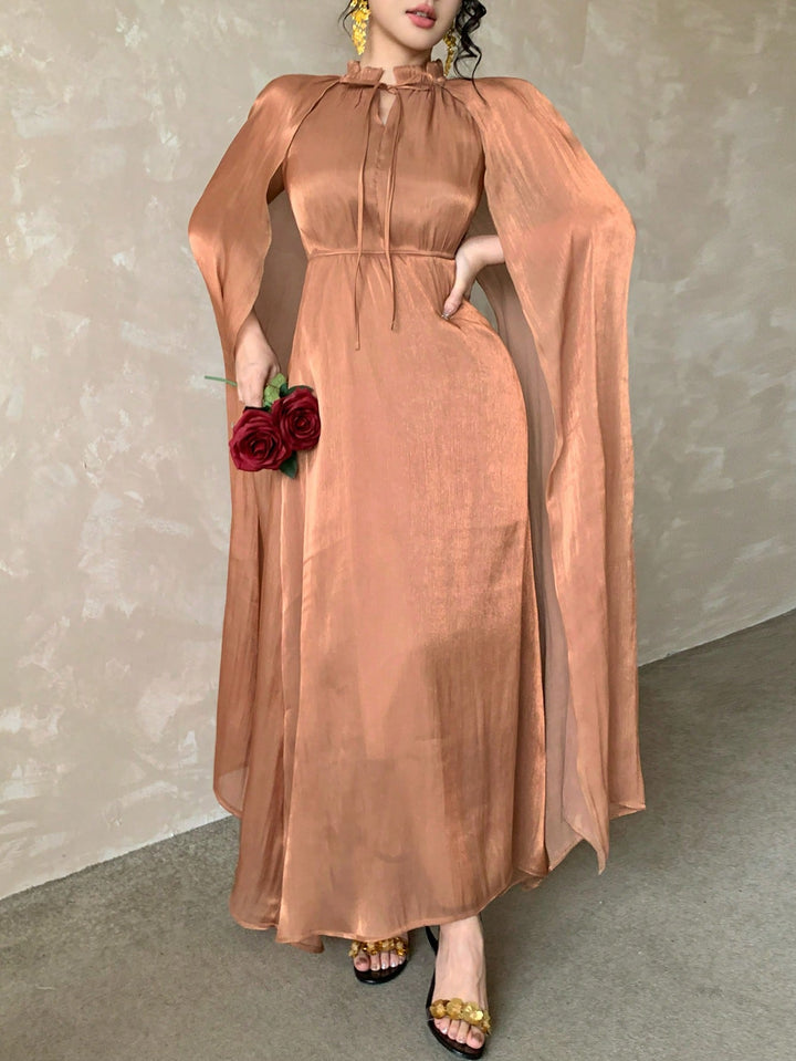 Rochie maxi SHEIN, auriu