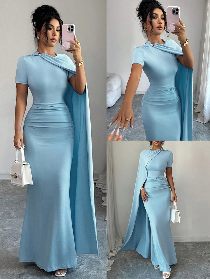 Rochie maxi SHEIN, albastru