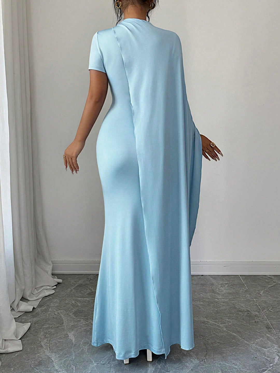 Rochie maxi SHEIN, albastru