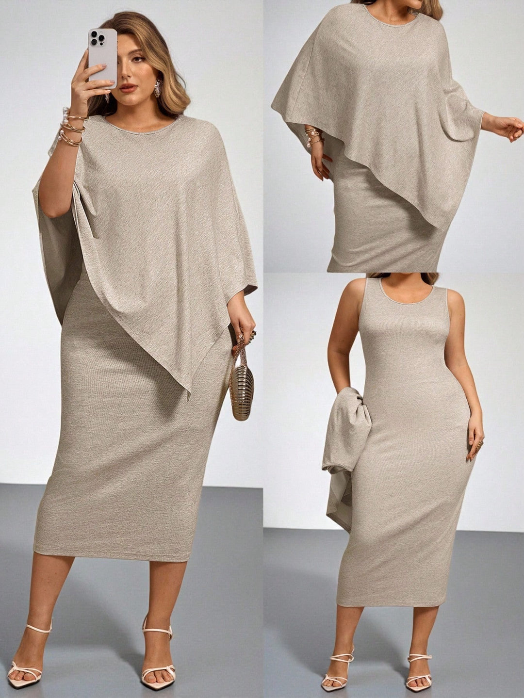 SHEIN együttes, khaki