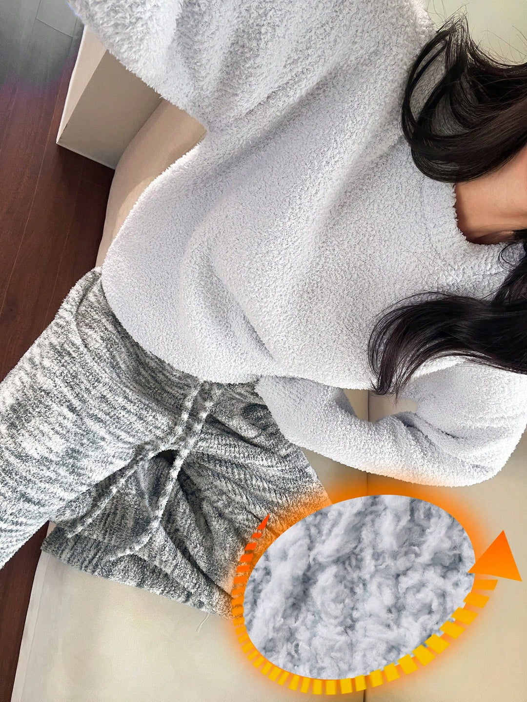Set pijamale SHEIN, gri