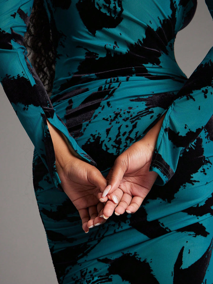 Rochie maxi SHEIN, mix culori