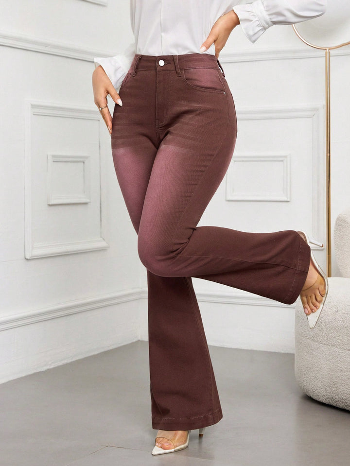 Jeans SHEIN, vișiniu