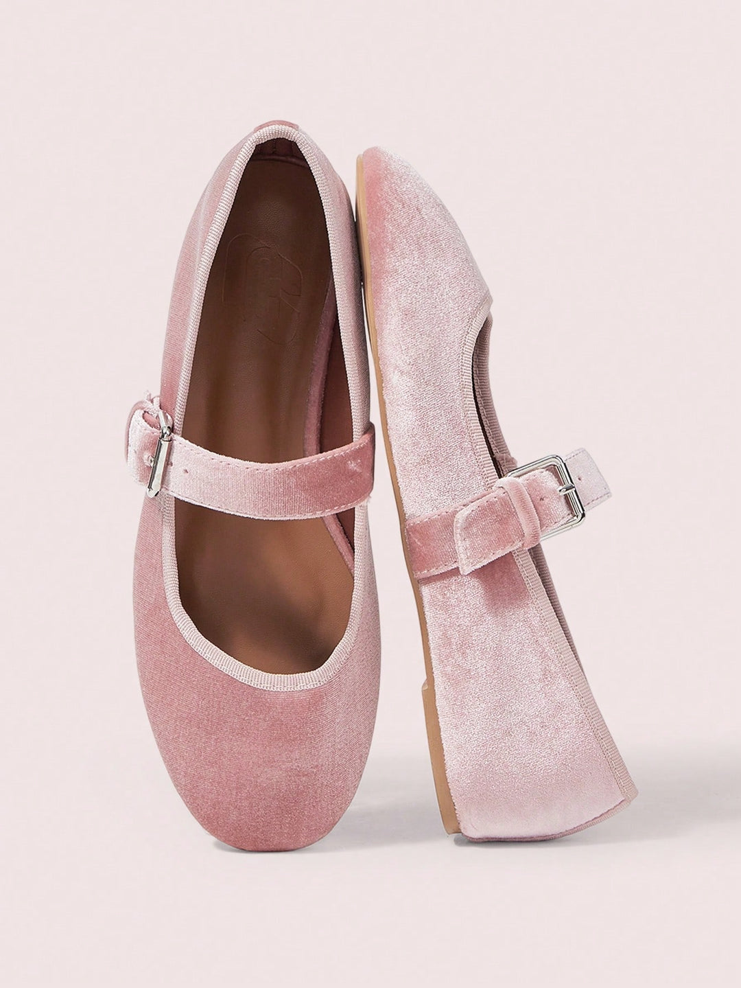 SHEIN balerina cipők, rózsaszín