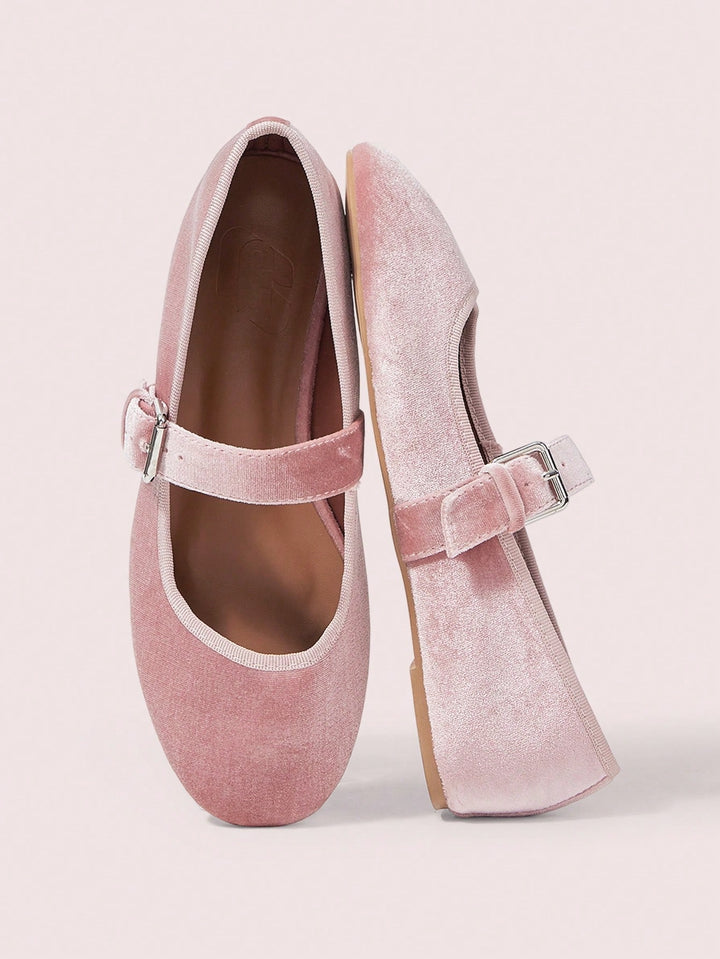 SHEIN balerina cipők, rózsaszín